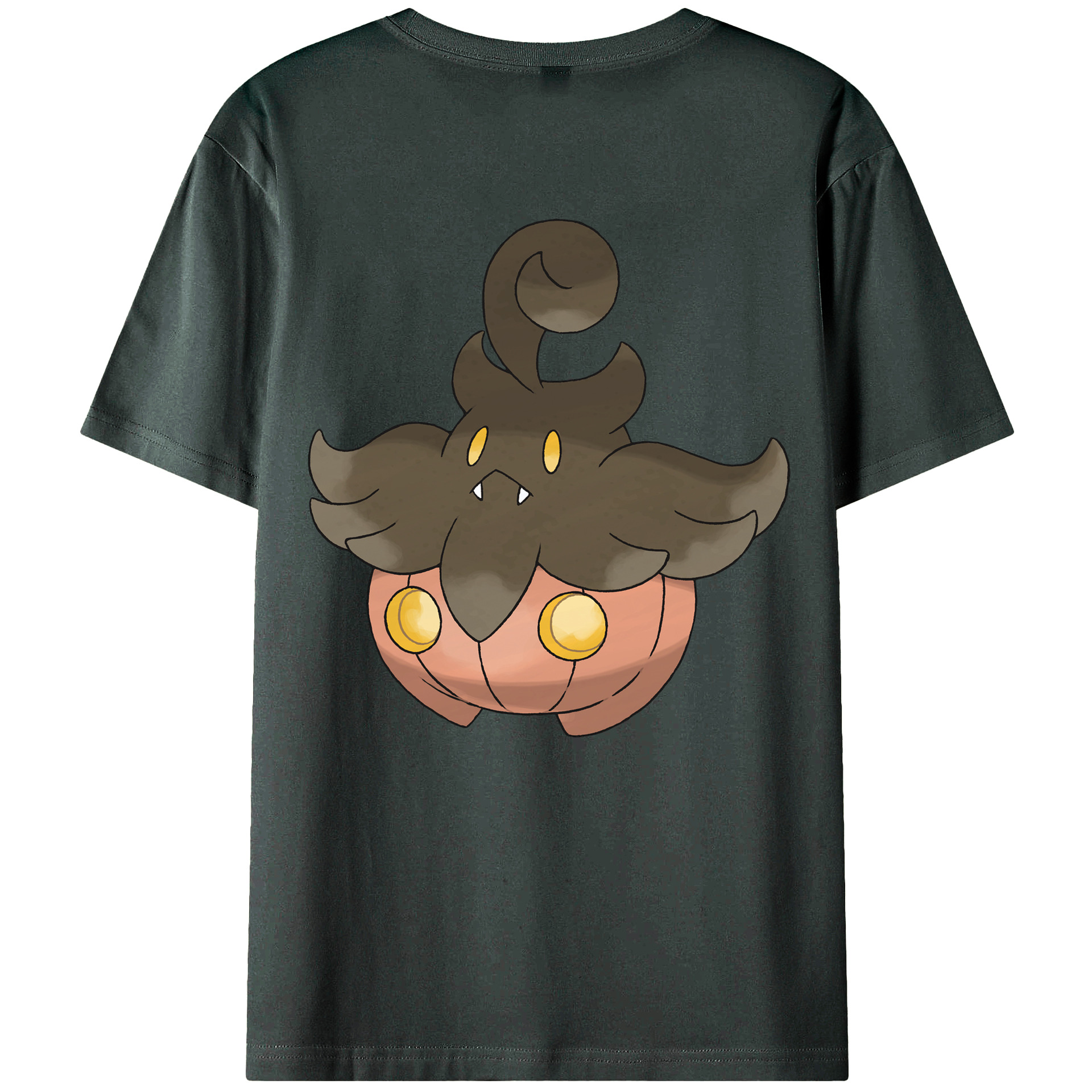 （画像用） ポケットモンスター Pokémon 綿100％ メンズ半袖Tシャツ（バックプリント） 通気性